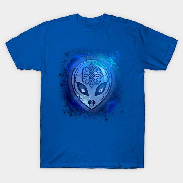 Blue Alien Dream T-Shirt by BluedarkArt